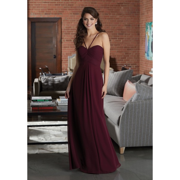 Morilee chiffon bridesmaid dress - Picture 1 of 11